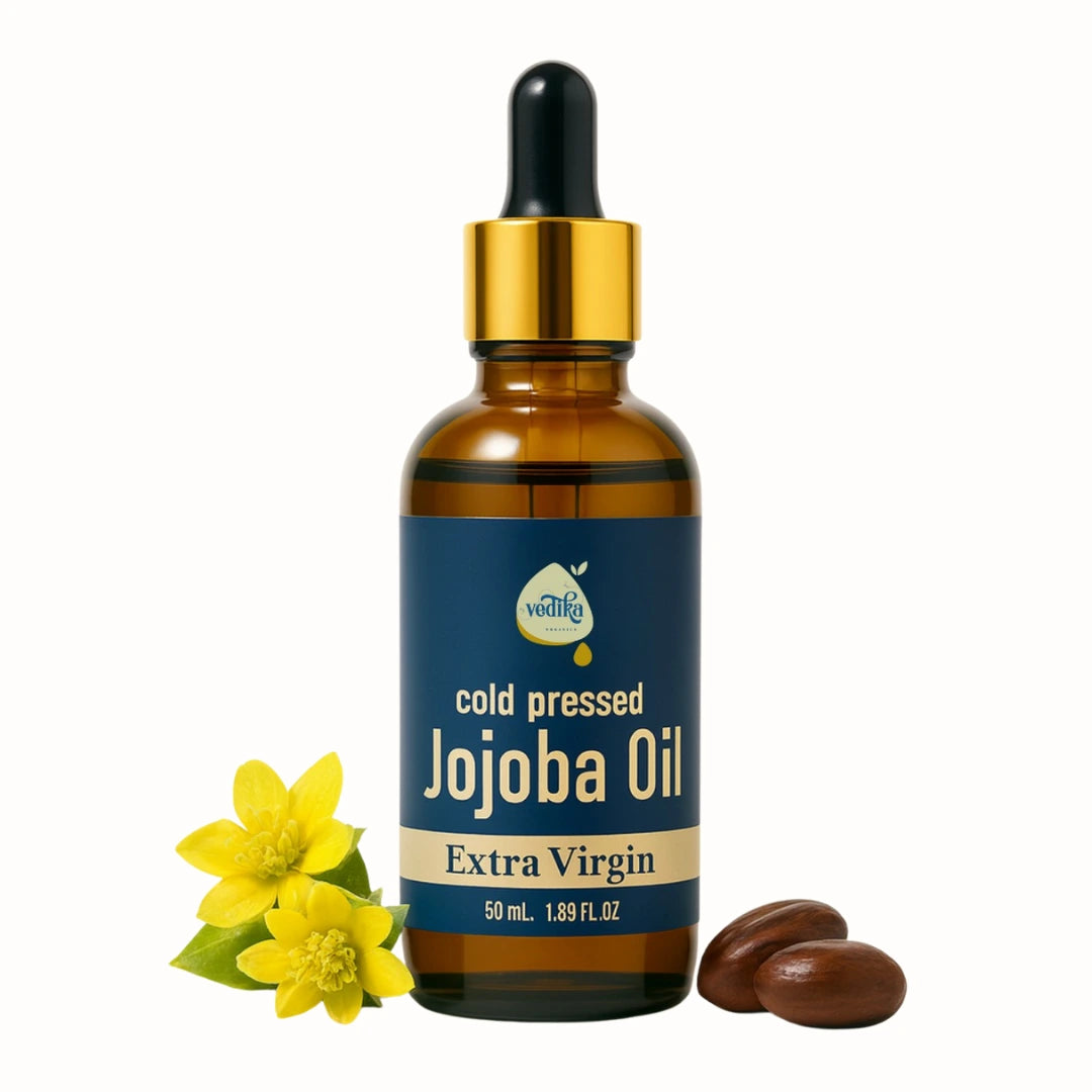 Vedika Organics Extra Virgin Jojoba  Oil (50 ml) shudhkart