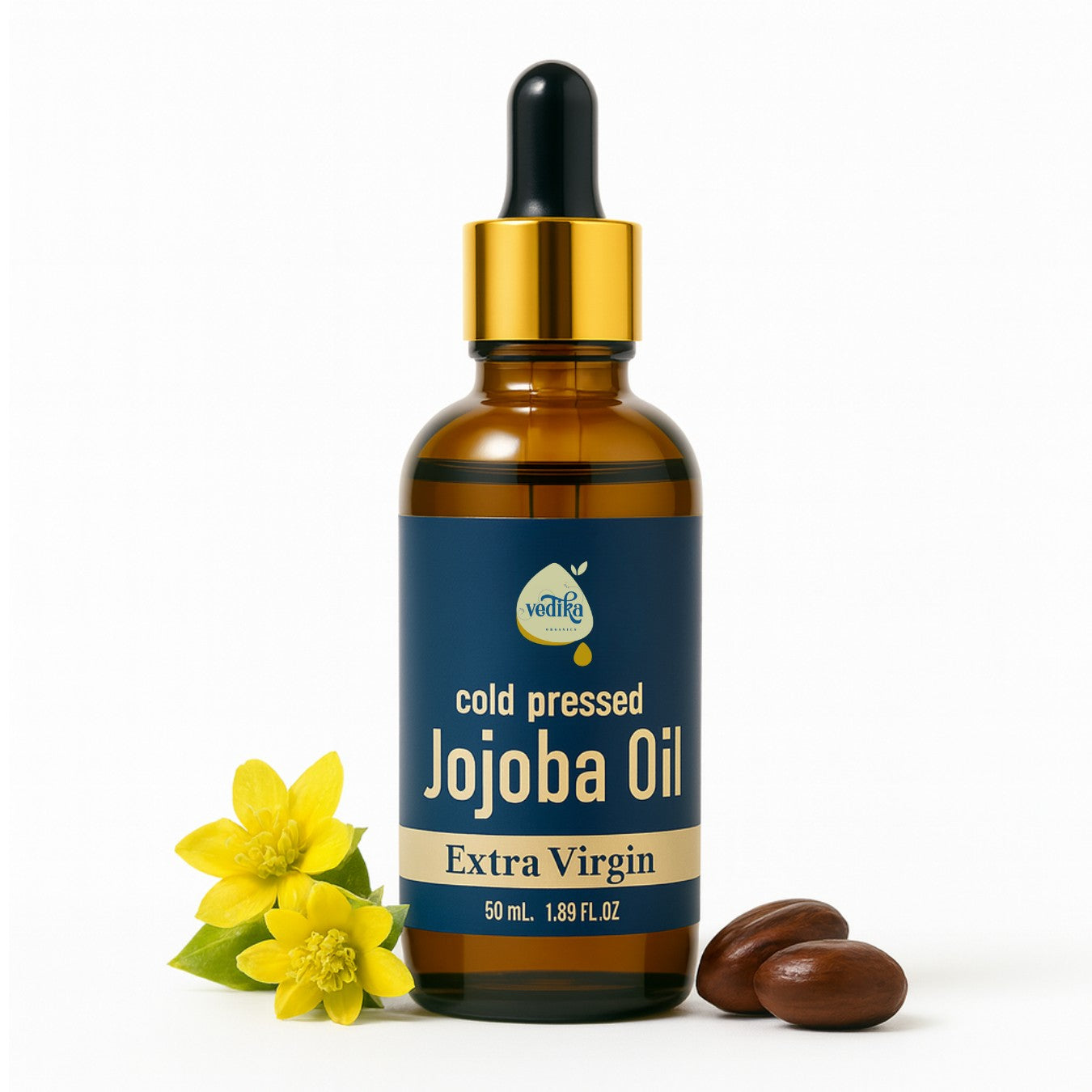 Vedika Organics Extra Virgin Jojoba  Oil (50 ml)