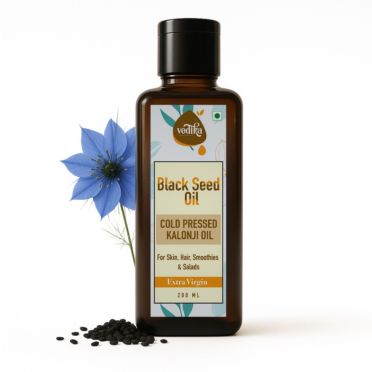Vedika Organics Extra Virgin Black Seed Oil (200 ml)