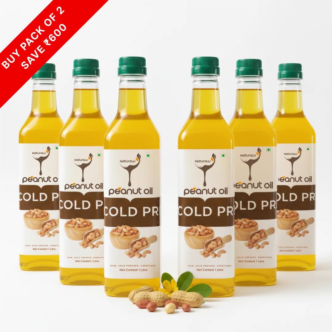 Cold Pressed Peanut Oil Organic, Pure and Natural - Shudhkart