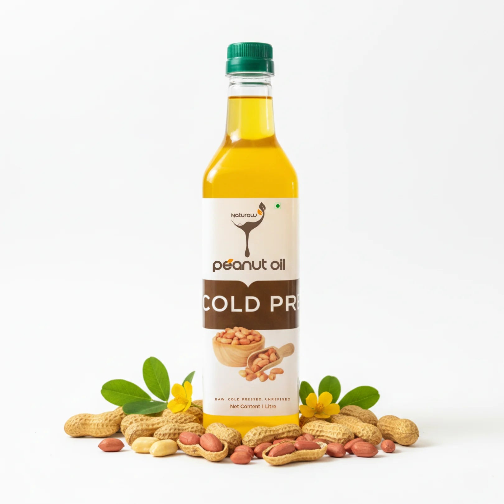Cold Pressed Peanut Oil Organic, Pure and Natural - Shudhkart