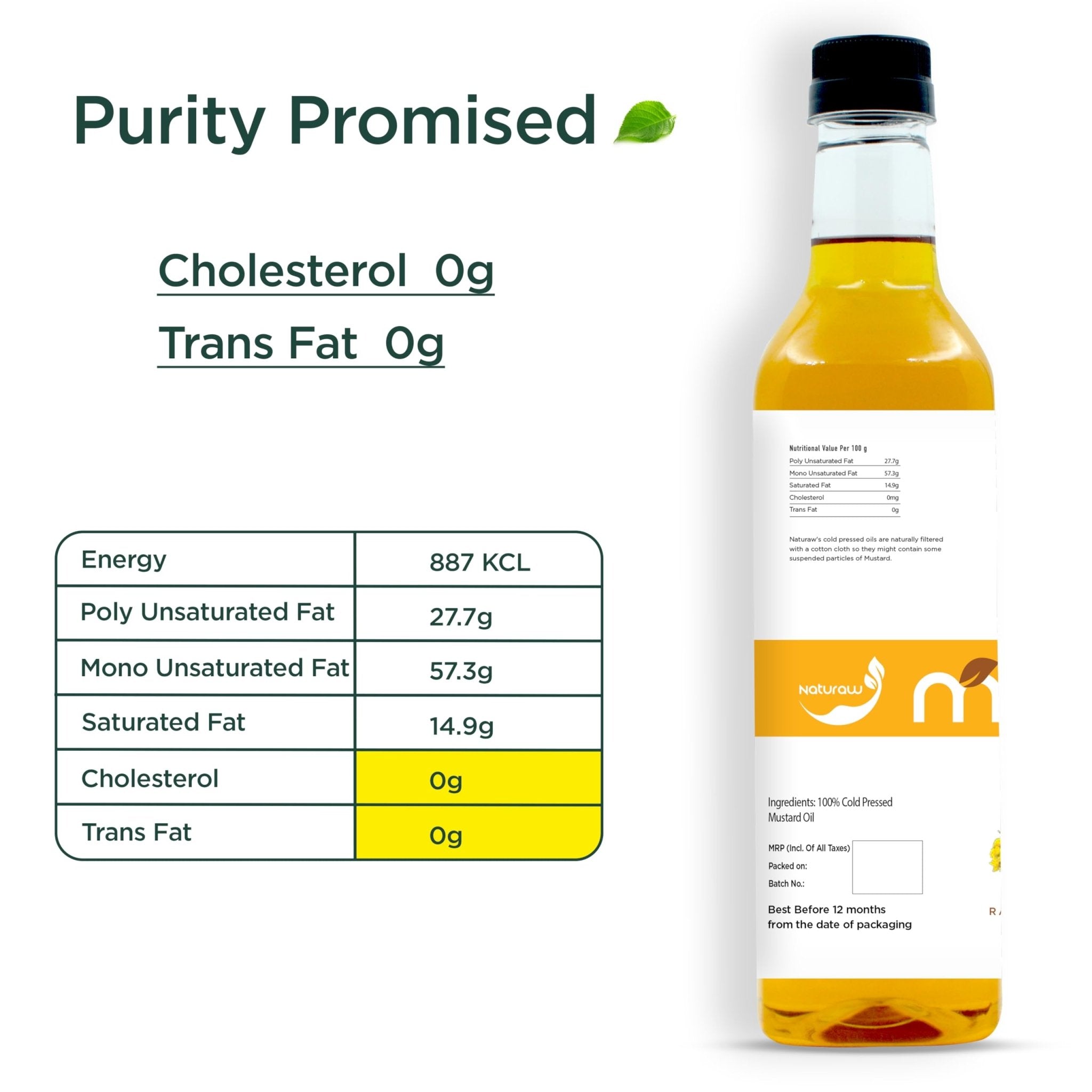 Cold Pressed Yellow Mustard Oil, Organic, Pure and Natural - Shudhkart