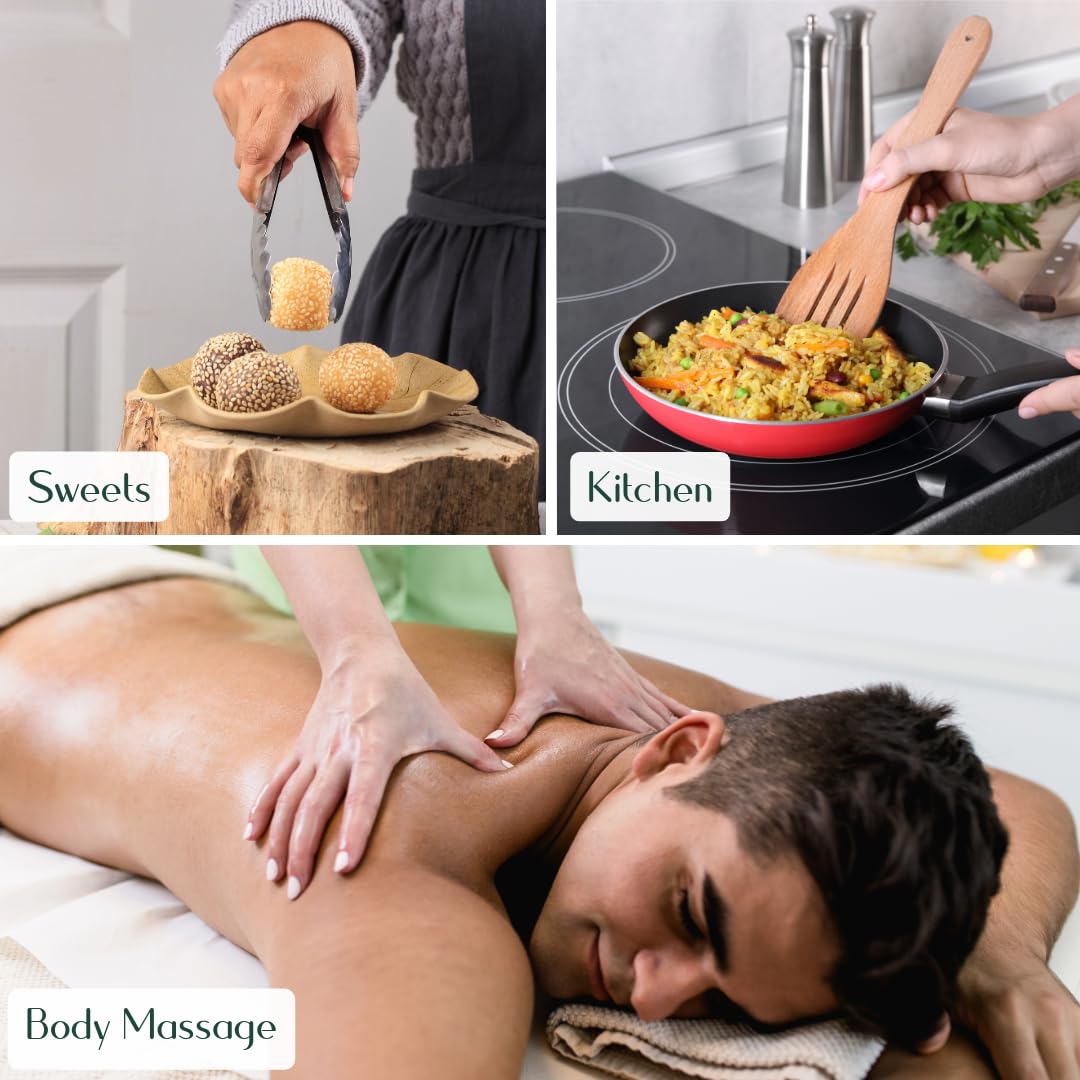 Vedika Organics Extra Virgin Sesame Oil (1 litre) - Shudhkart